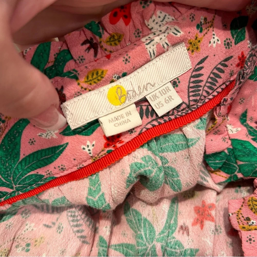 Multi Tiered Crepe Skirt - Posy
Pink, Oriental Palm - Picture 5 of 10